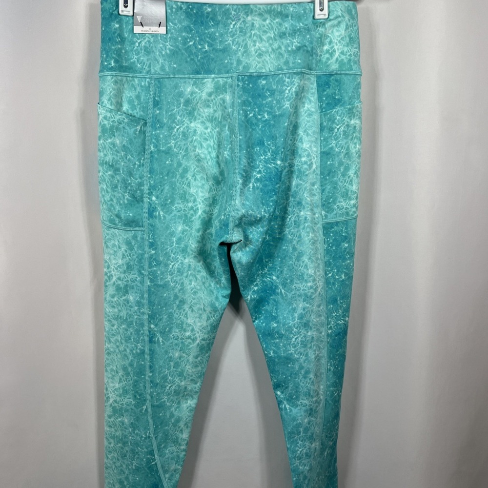 NWT Victoria's Secret On Point Flow Athleisure Fitness Leggings Teal Size 14 - Picture 6 of 16